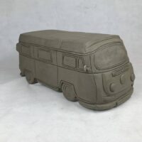 ceramic camper van urn