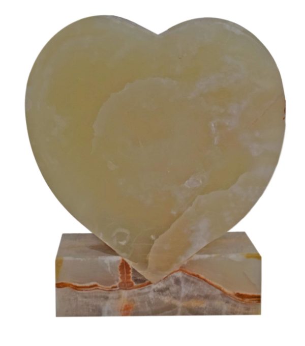 pink marble heart urn