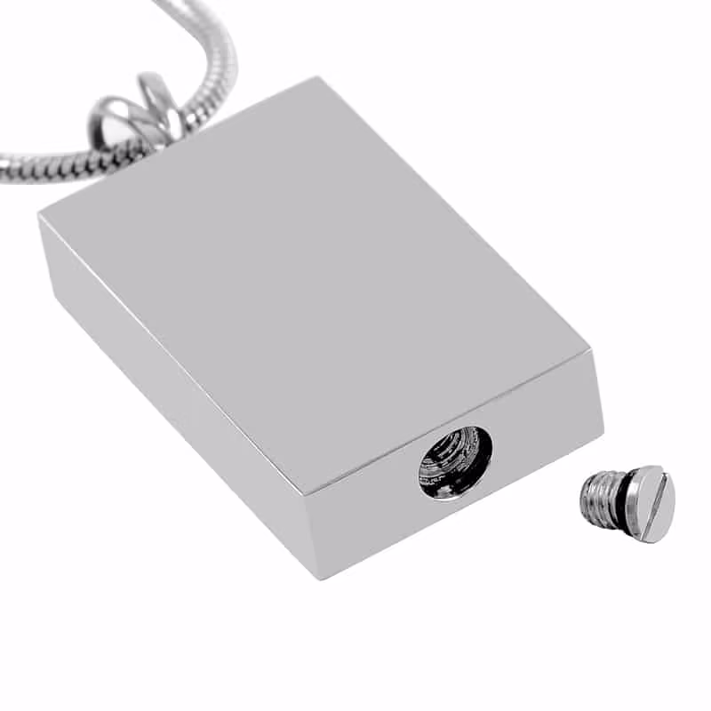 mens cremation ashes pendant