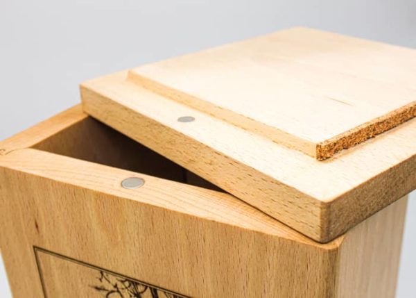 square box for ashes