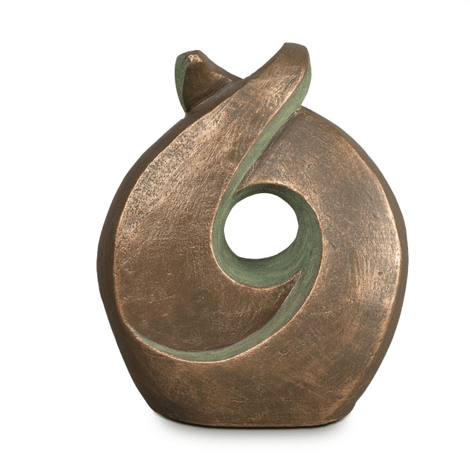 sculptured urn for ashes