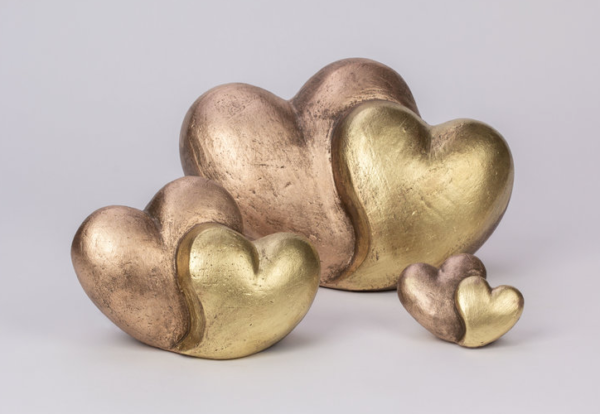 bronze heart urn for ashes