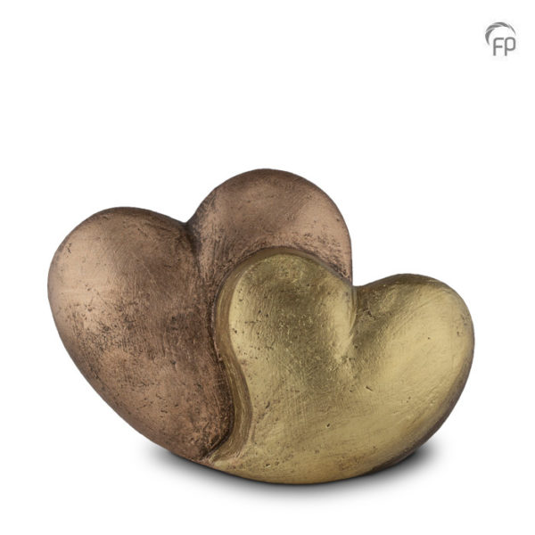 bronze heart urns