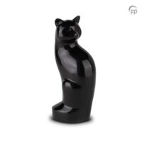 Cat Shaped Urn brown