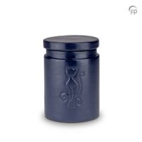 biodegradable cat urn white