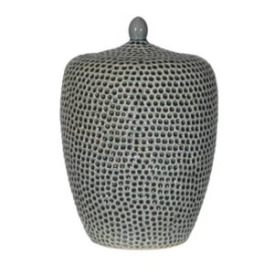 ceramic textured urn for ashes