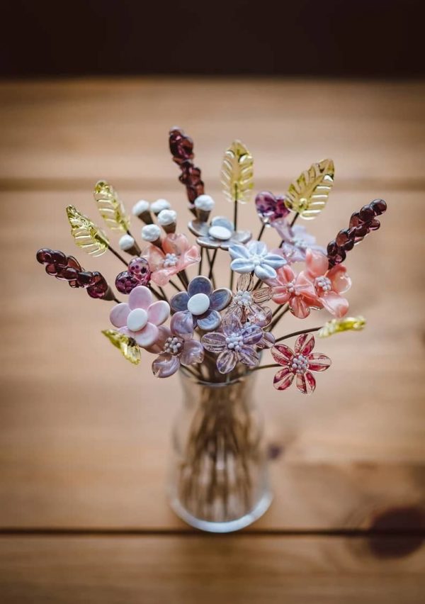 fake flowers for grave