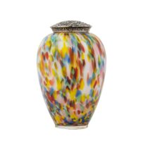 glass urn for ashes