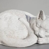 personalised sleeping cat urn