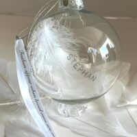 memorial funeral bauble