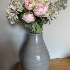 vase urn for ashes grey