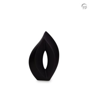 black medium urn for ashes