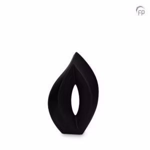 black medium urn for ashes