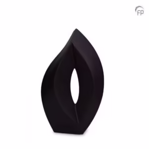 black urn for ashes