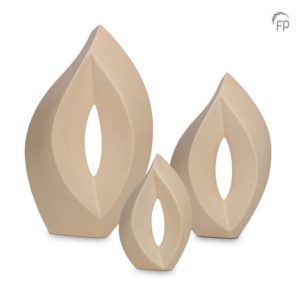 cream urn for ashes