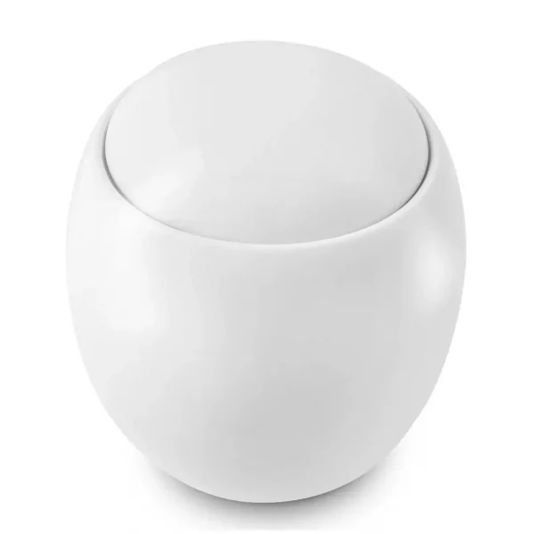 modern ceramic white urn for ashes