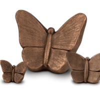 silver butterfly urn for ashes
