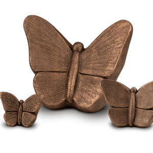 adult bronze butterfly urn for ashes