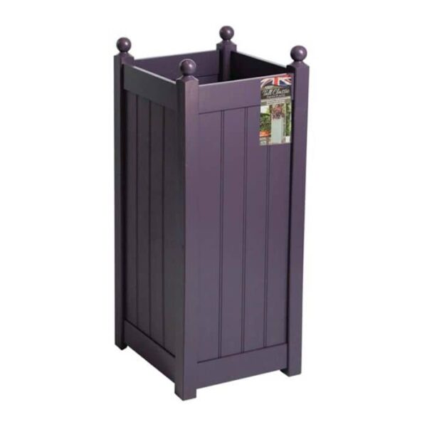 purple memorial planter for ashes