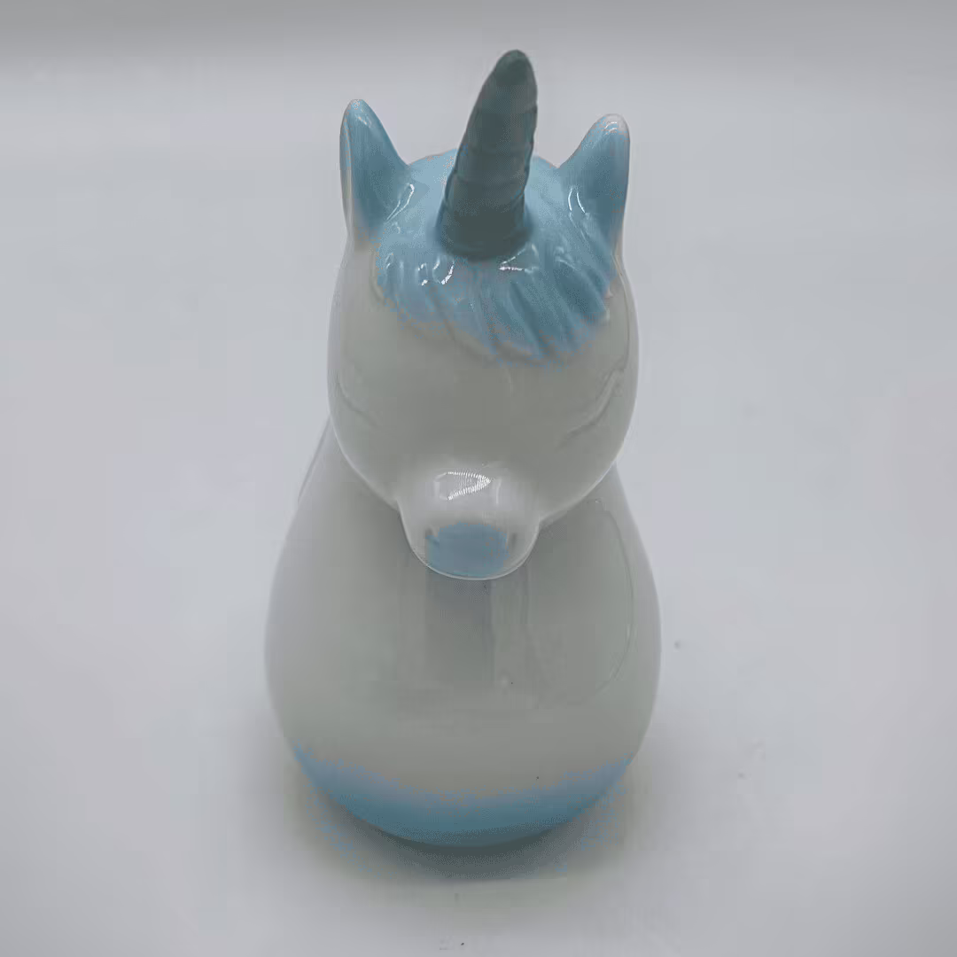blue unicorn baby boy urn for ashes
