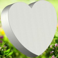 Stainless Steel Heart Urn