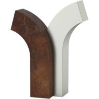 Sculptural_Tree_Steel_Urn For Garden