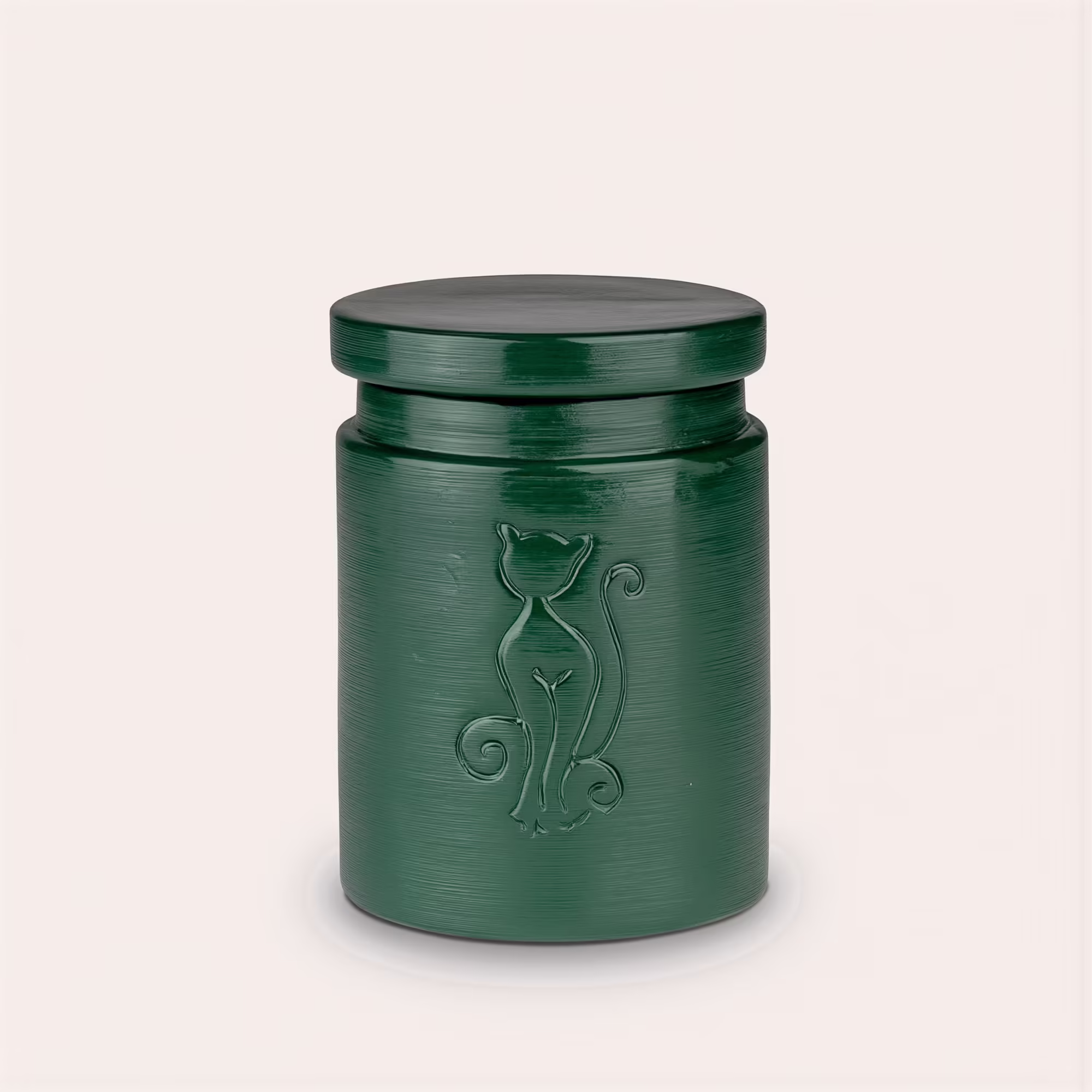 biodegradable cat urn green