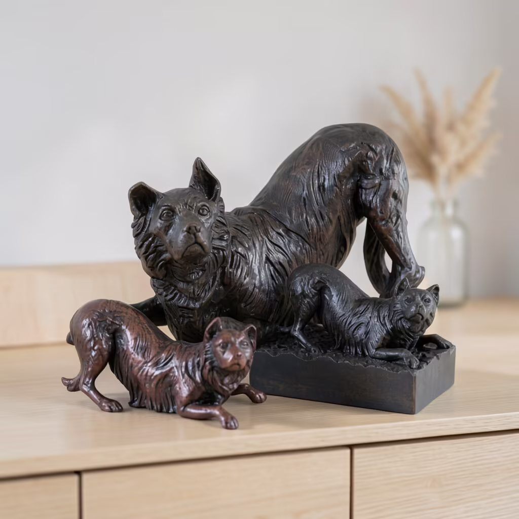 Border Collie Cremation Urn