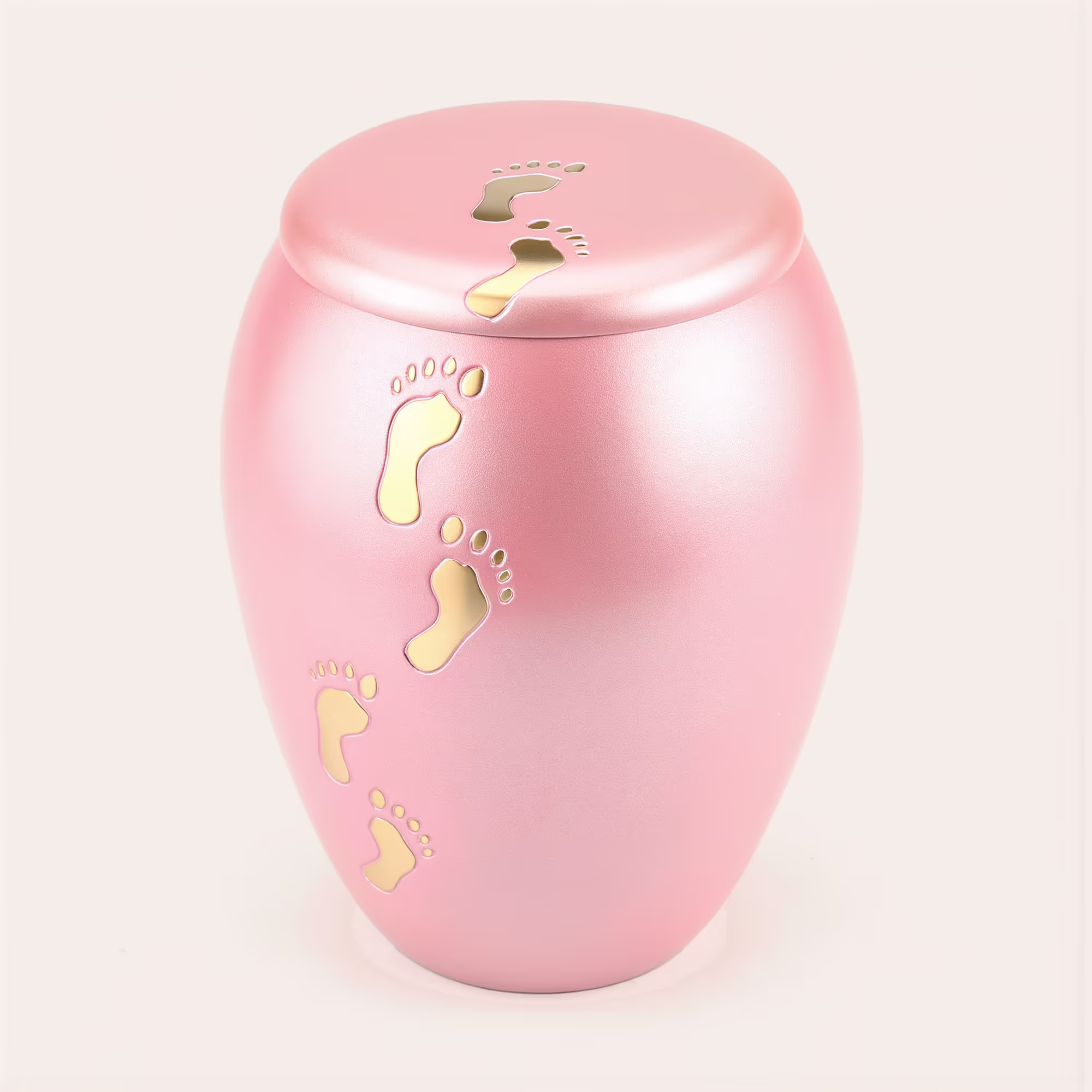 pink infant urn