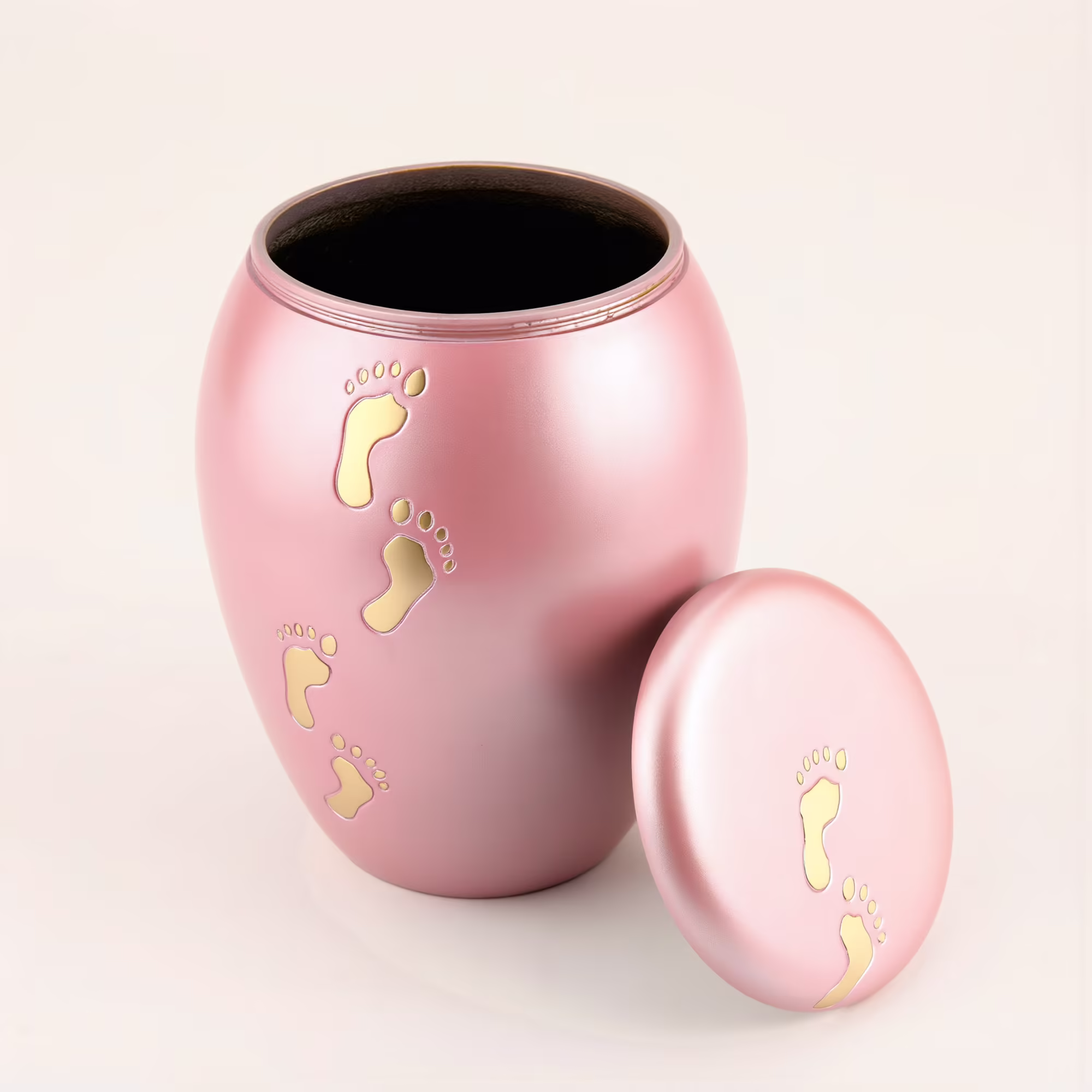 pink baby urn