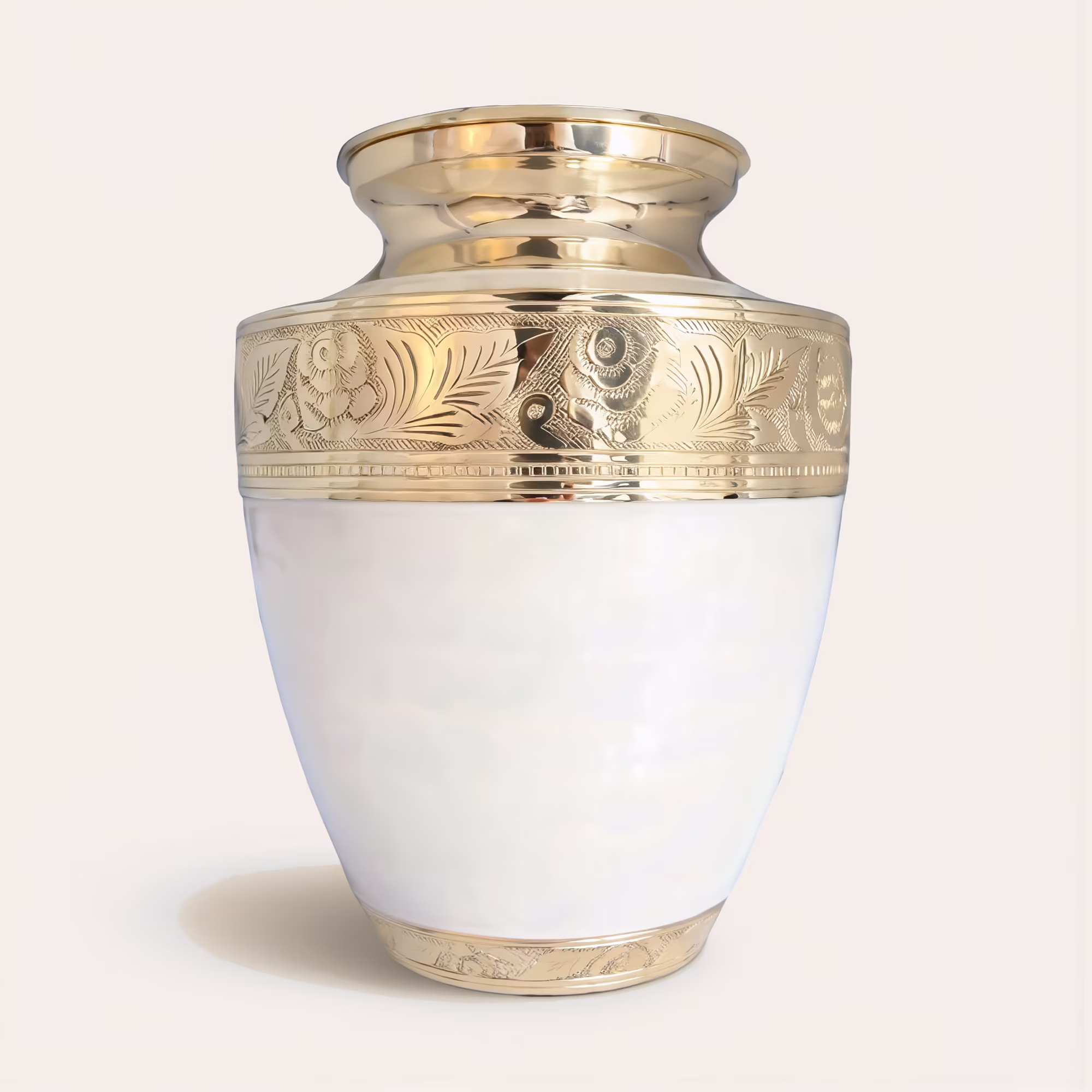peace white urn