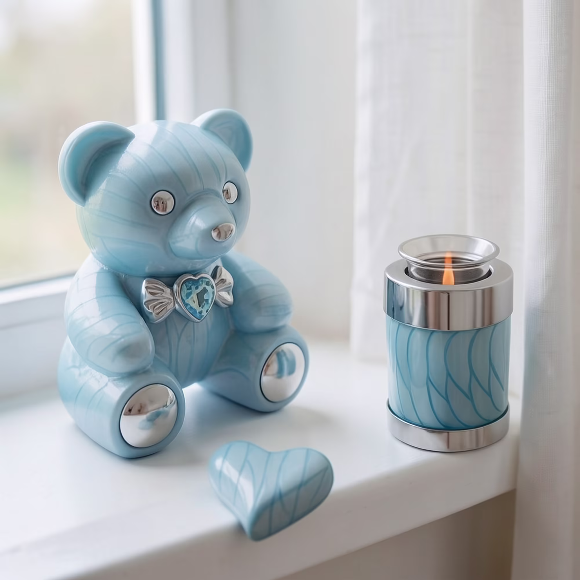 Precious Teddy Baby Urn