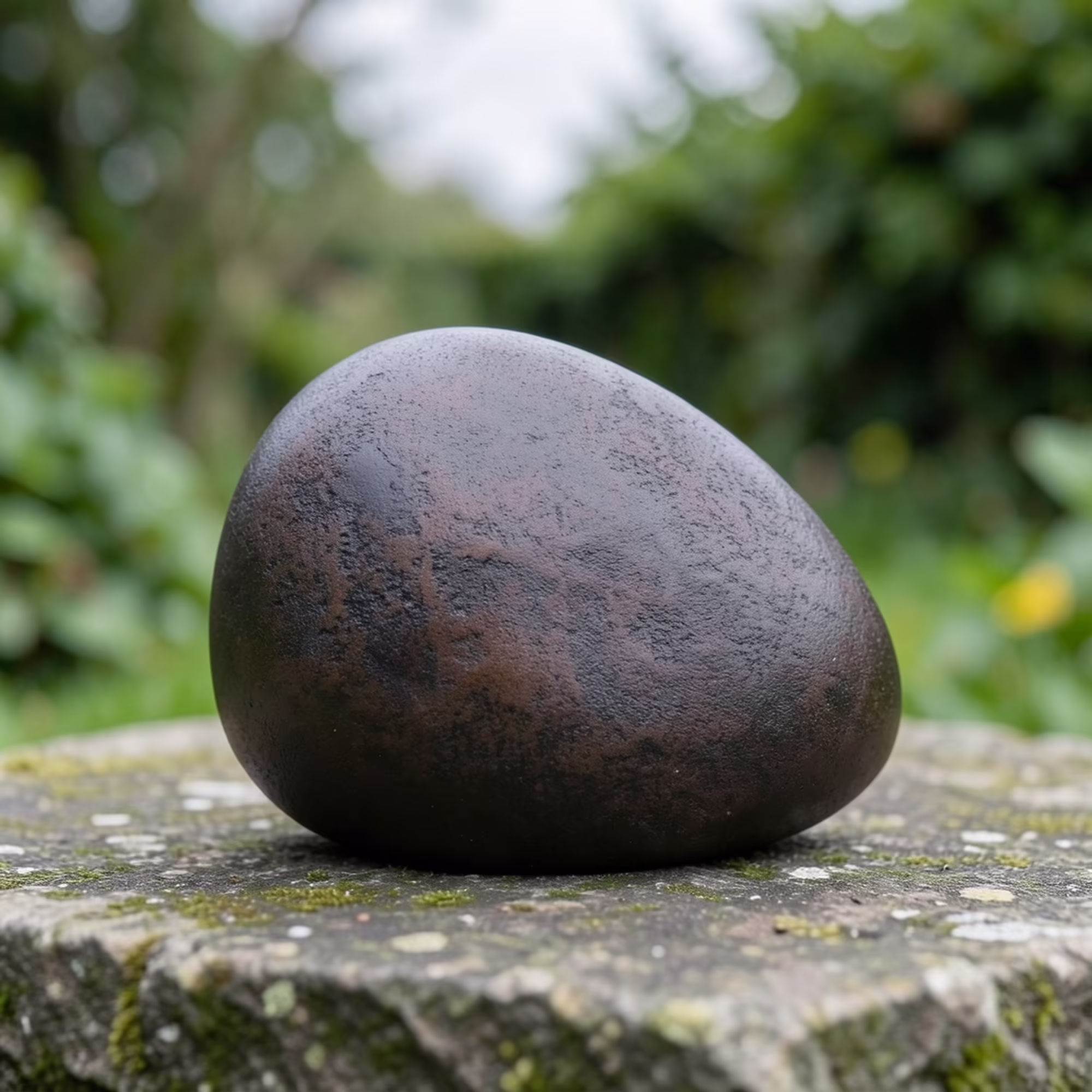 Garden Pebble Memorial Urn Traditional bronze