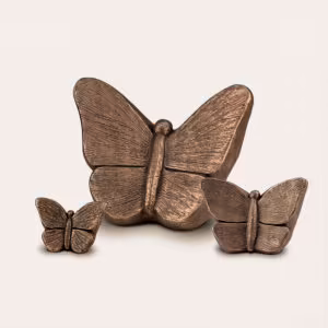 adult bronze butterfly urn for ashes
