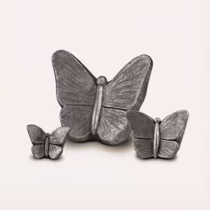silver butterfly urn for ashes