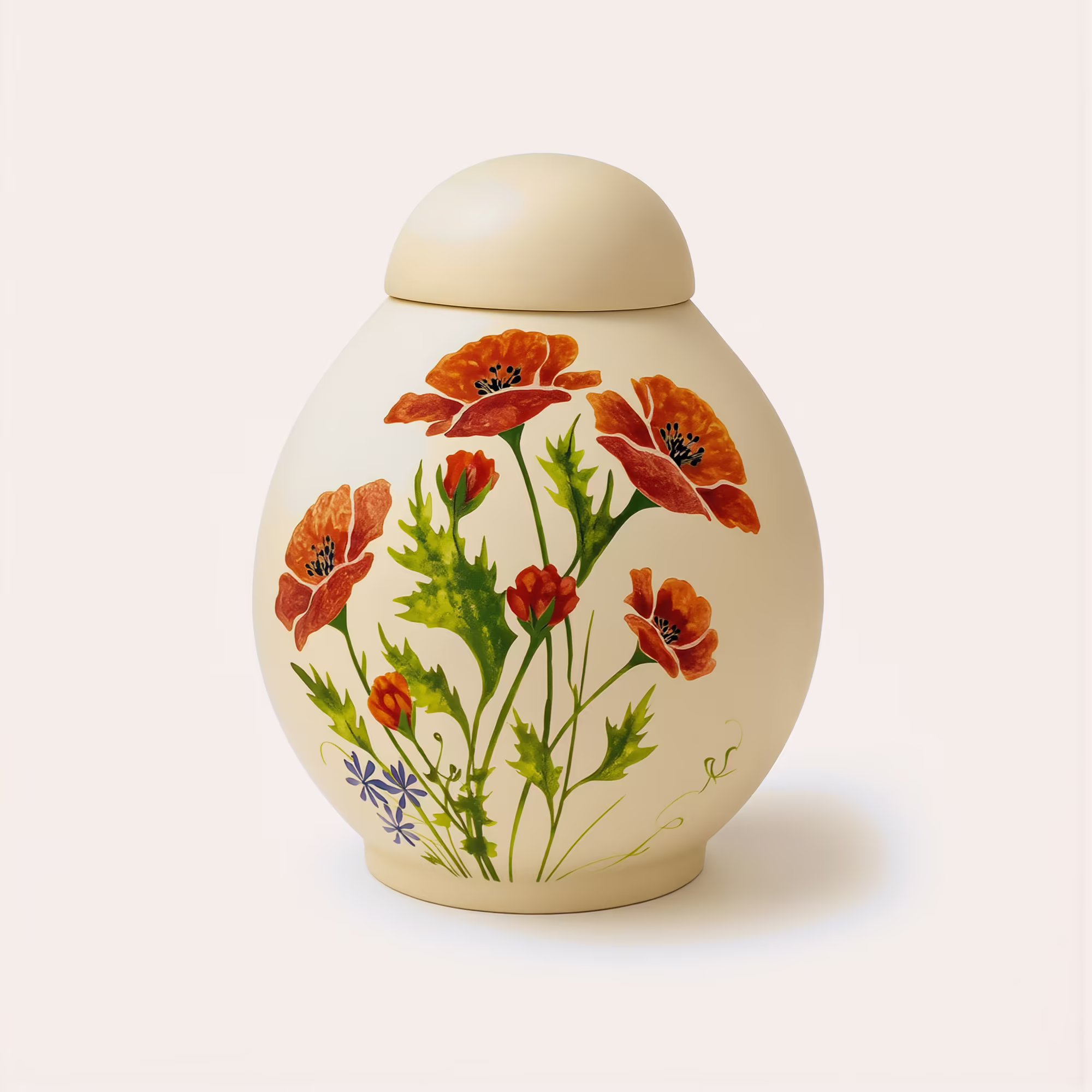 poppy custom urn for ashes