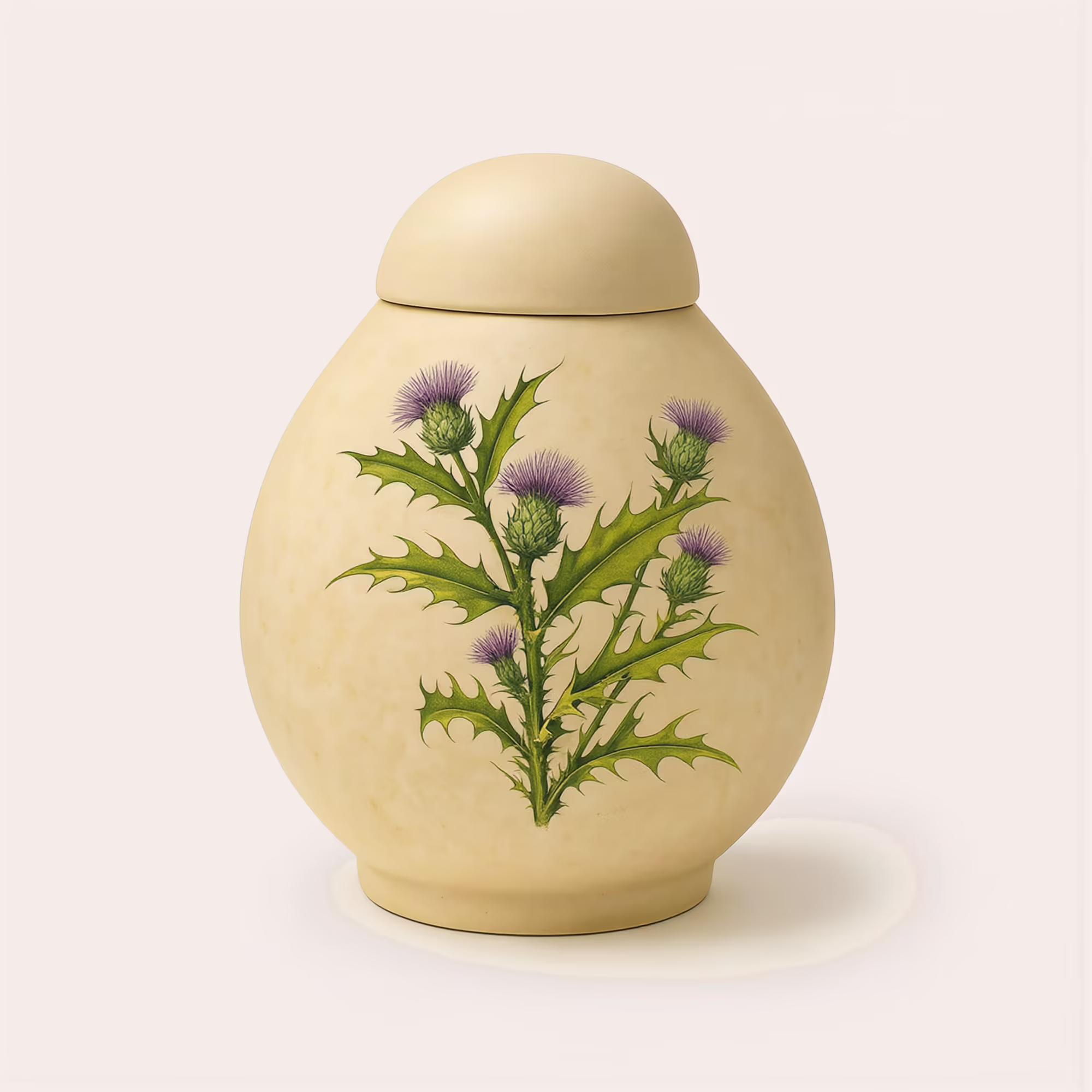 thistle urn for ashes