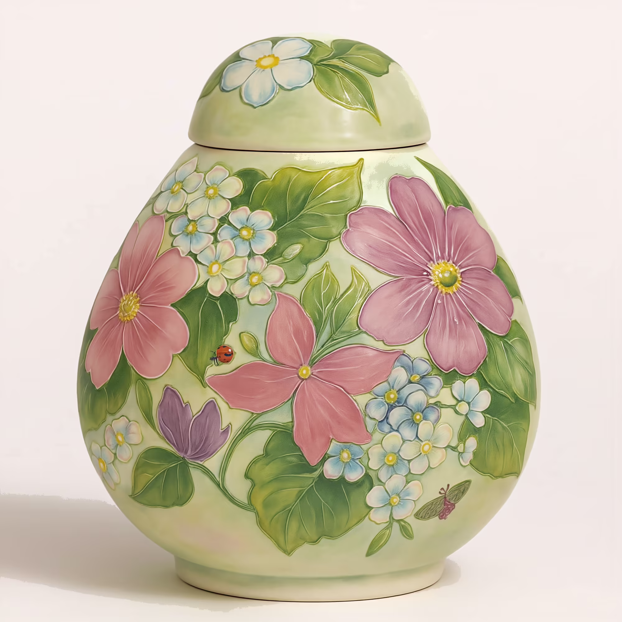 personalised flower urn for ashes