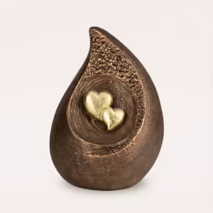 companion teardrop urn for 2 sets of ashes