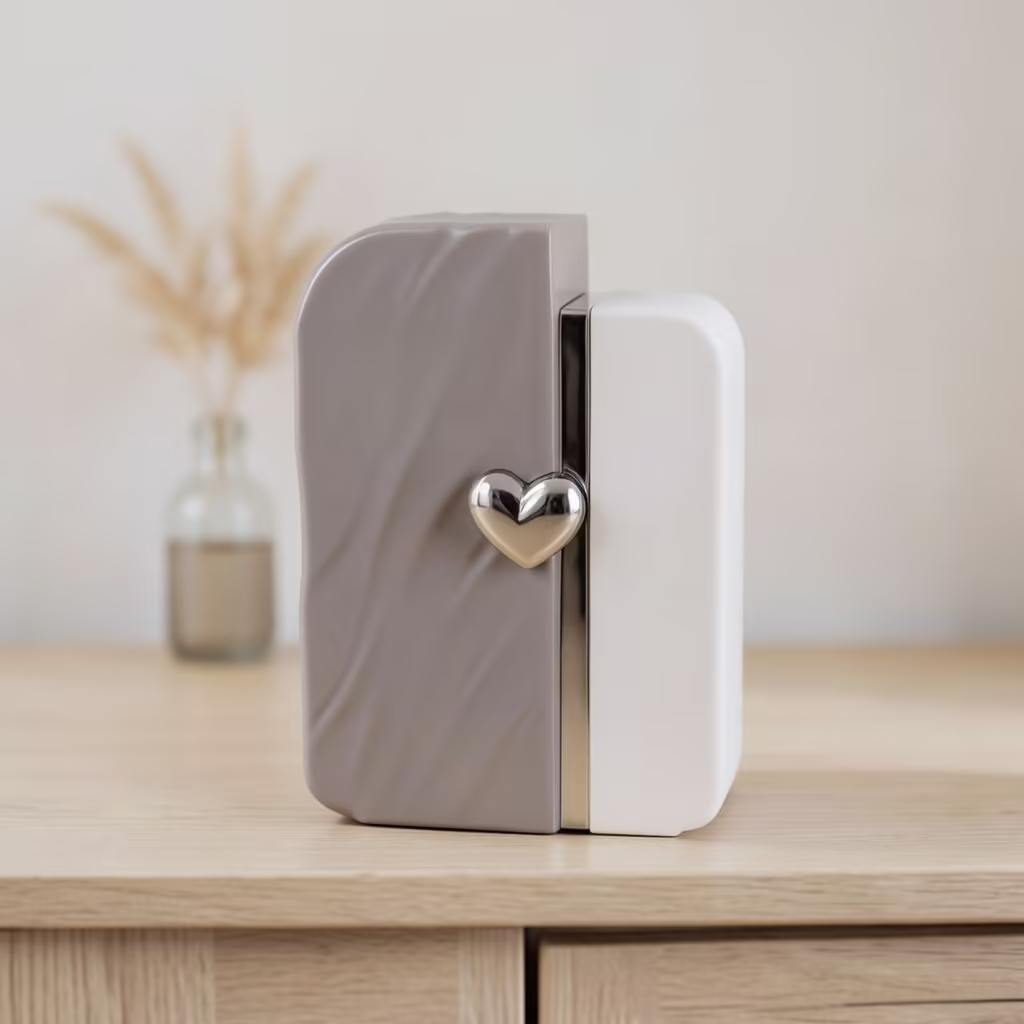 ceramic heart urn for ashes