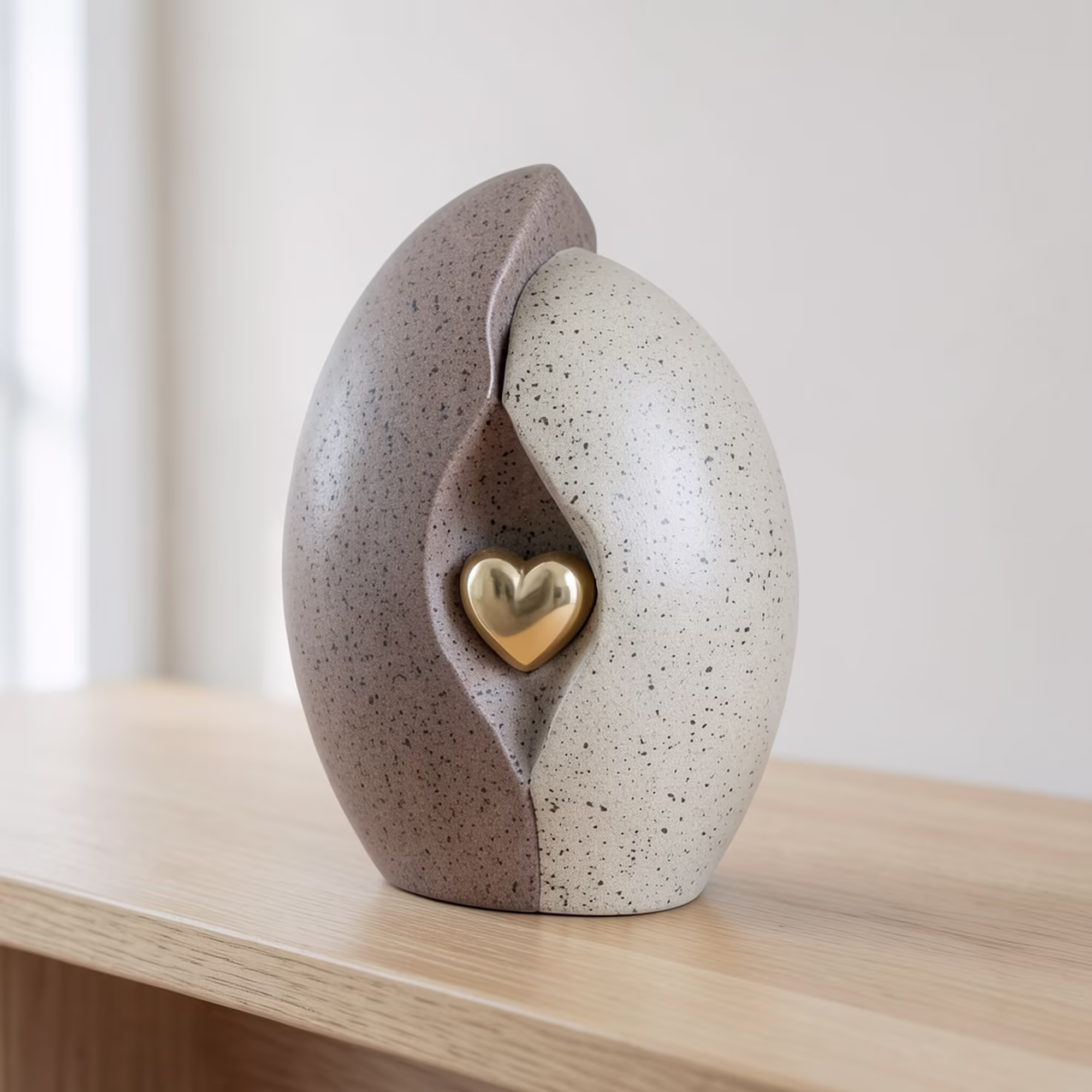 Décor Ceramic Heart Urn