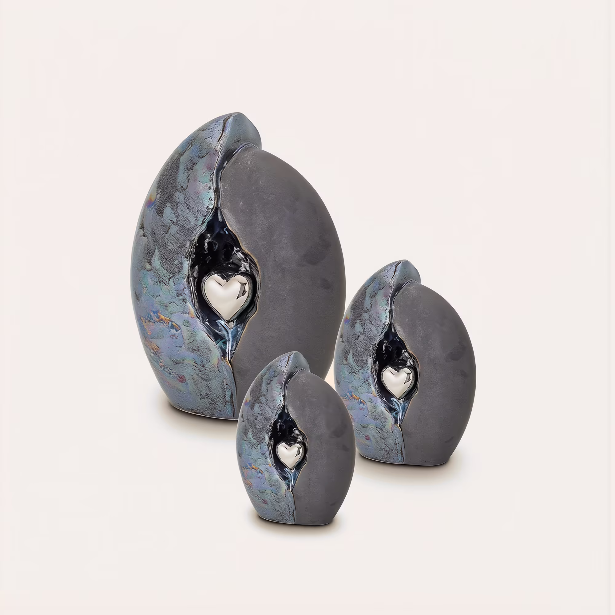 Décor Ceramic Heart Urn
