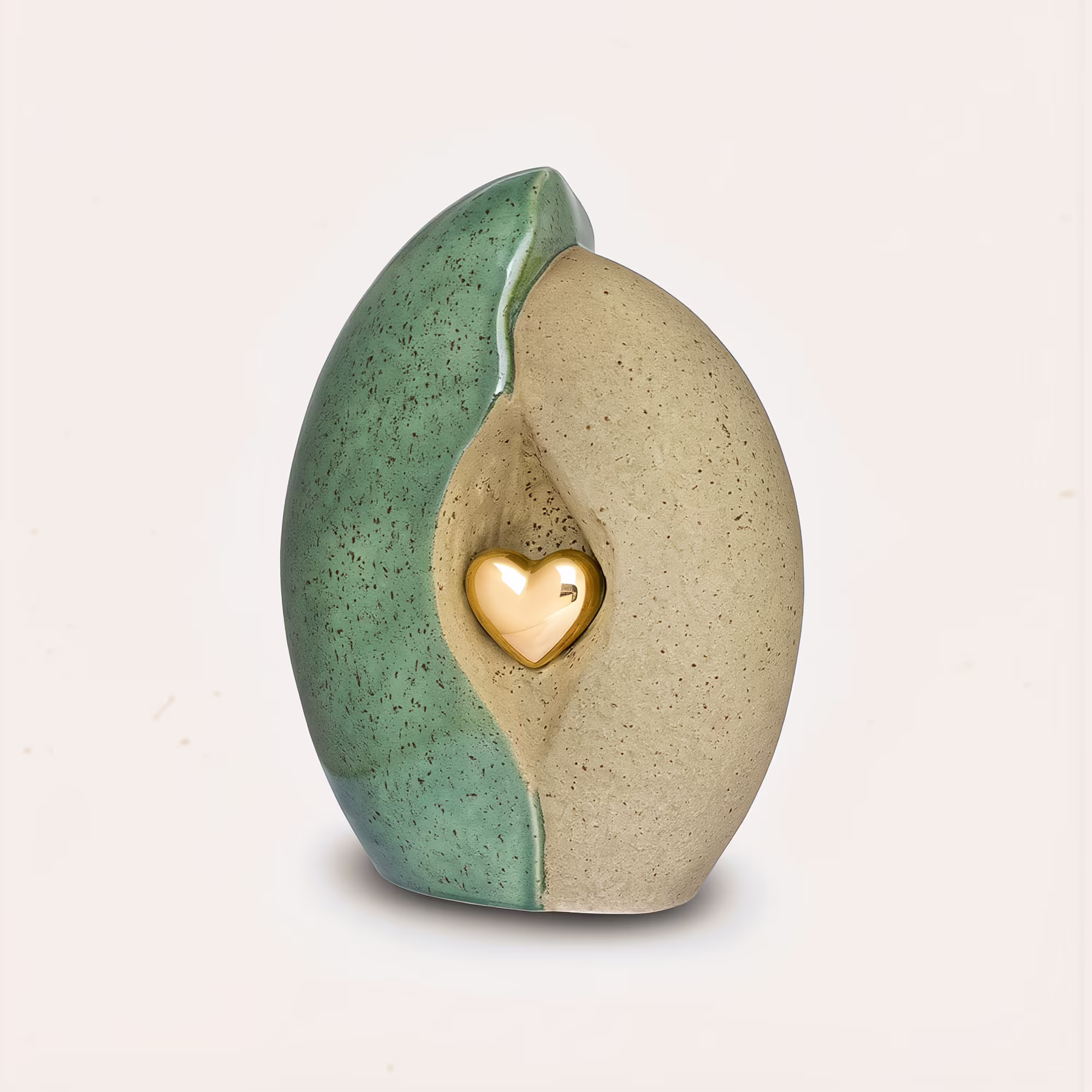 Adult Ceramic Heart Urn