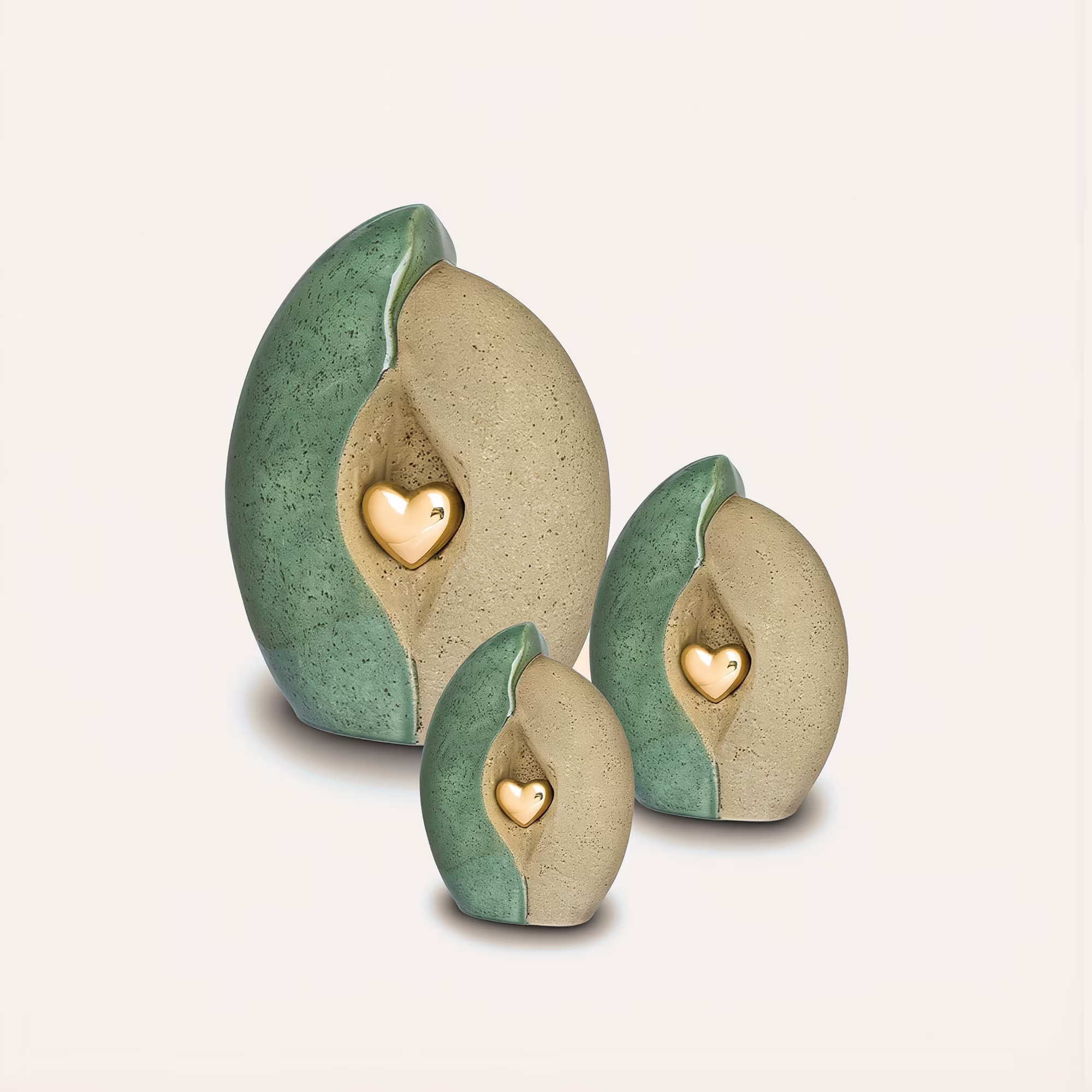 Décor Ceramic Heart Urn