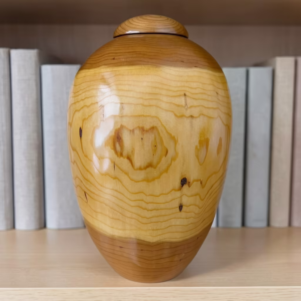 Eco Cherry Wood Urn