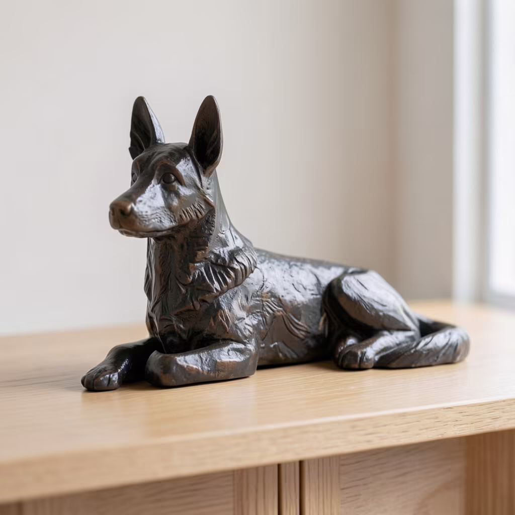 The German Shepherd Cremation Urn
