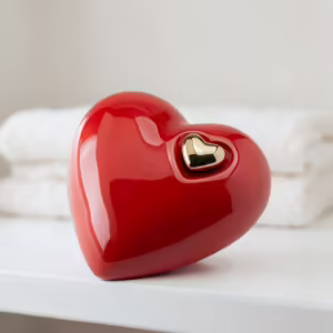 Heart Ceramic Urn