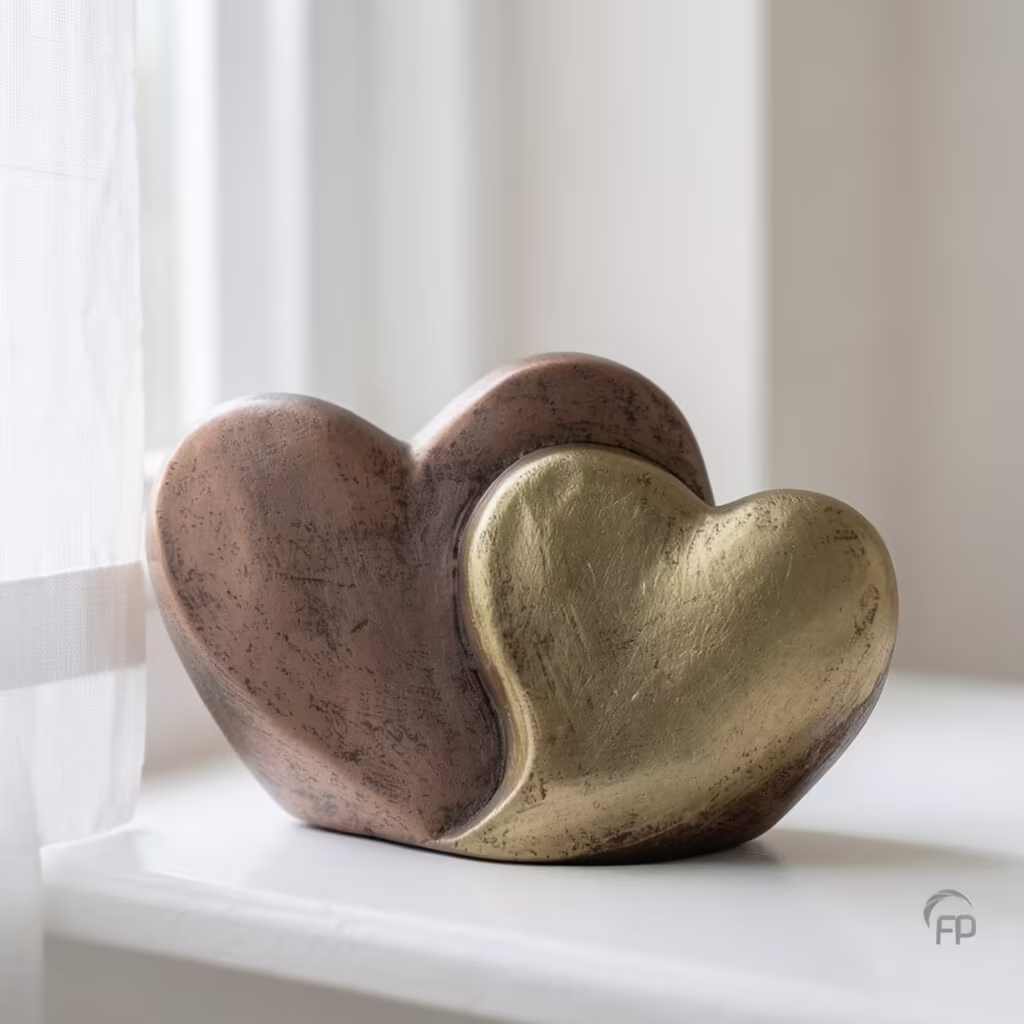 Large Heart Urn