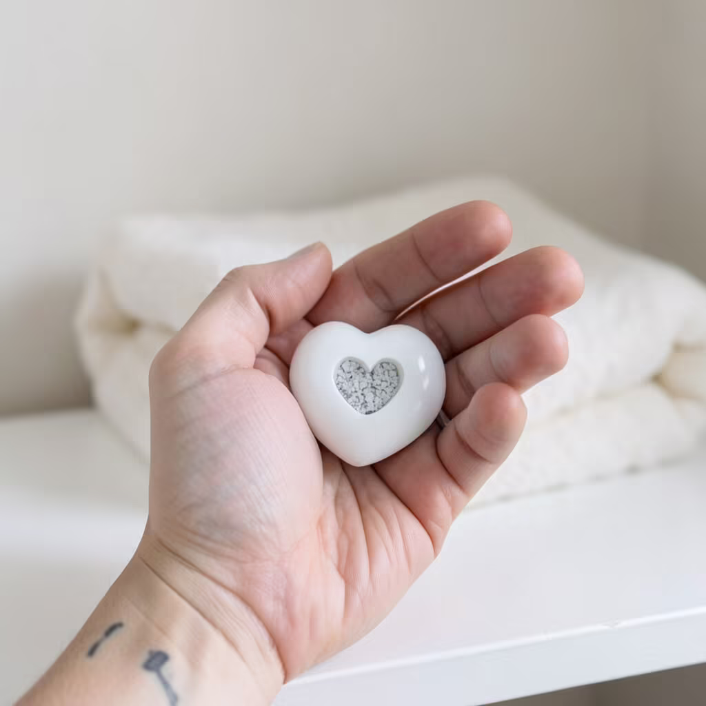 Cuddle Heart Ashes Urn