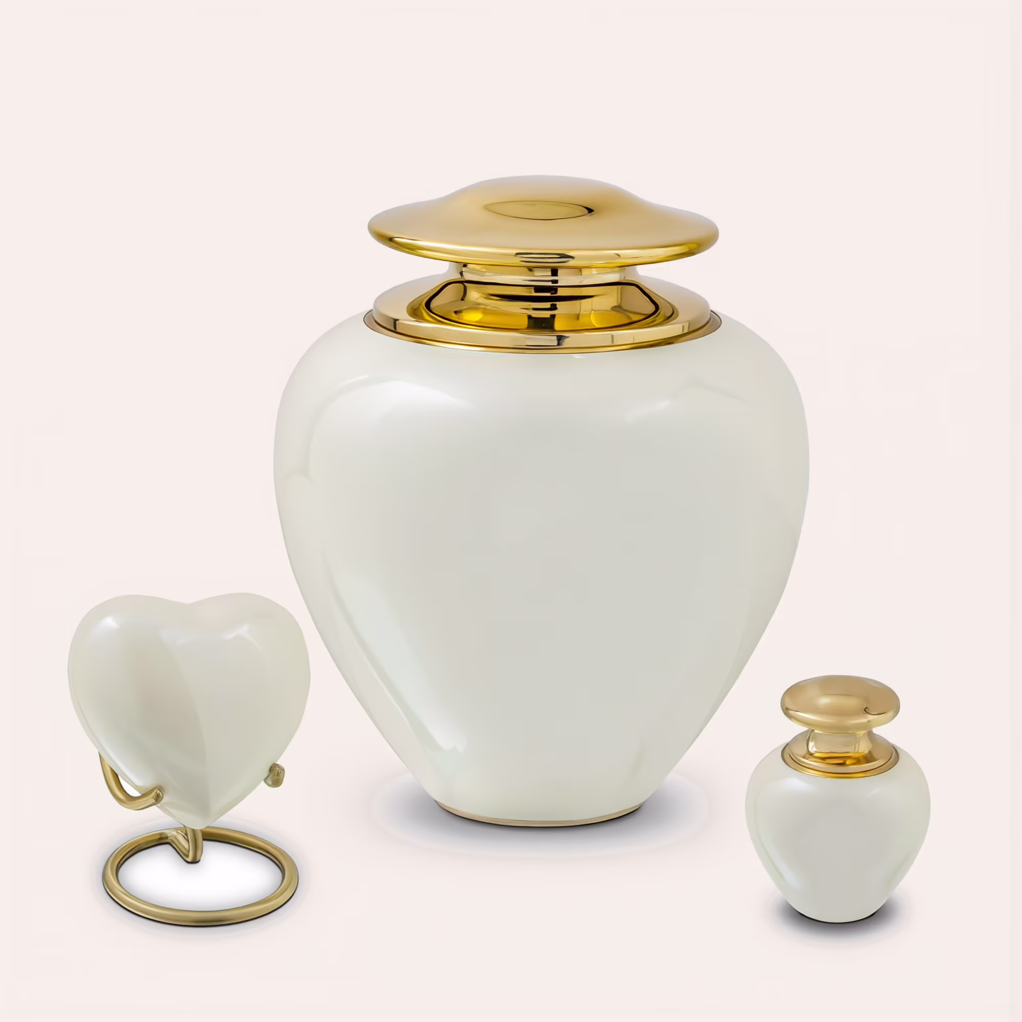 Passion Pearl Brass Urn